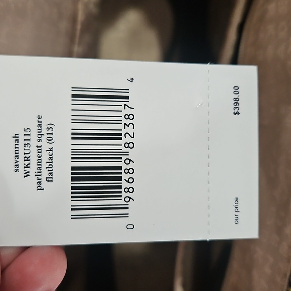 Kate Spade Black Smooth Leather Savannah Parliament Structured Satchel - Picture 5 of 5